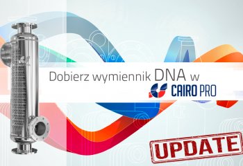 Dobierz wymiennik DNA w CairoPRO 1.2