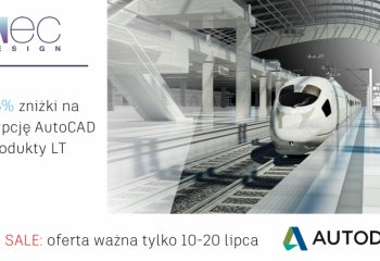 Promocja Flash Sale: do -25% na roczną subskrypcję AutoCAD oraz produkty LT