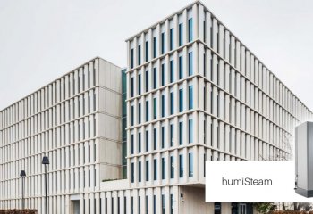 Systemy nawilżania humiSteam firmy CAREL w biurowcu Bobrowiecka 8 w Warszawie 