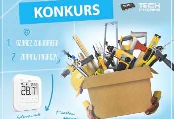 Regulator dla znajomego, gadżety dla Ciebie – nowy konkurs firmy TECH Sterowniki