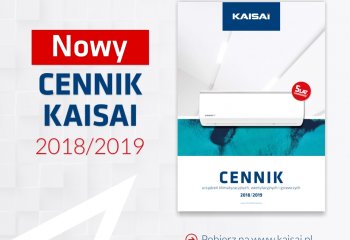 Nowy cennik KAISAI 2018/2019