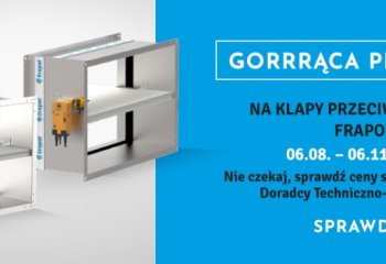  Gorąca promocja na klapy przeciwpożarowe!