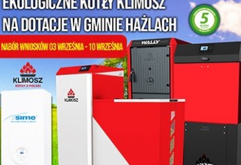 Dotacje na kotły Klimosz w gminie Hażlach