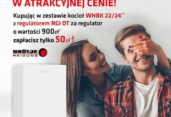 Kocioł Brötje WHBK 22/24 wraz z regulatorem w atrakcyjnej cenie!