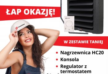Łap okazję - w zestawie taniej promocja nagrzewnicy Reventon | BIMs PLUS