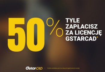 Licencja roczna GstarCAD za pół ceny? Tak, tylko w październiku