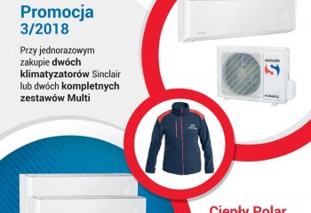 Kup 2 klimatyzatory Sinclair i zgarnij ciepły polar za 1 zł