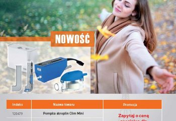 Nowe pompki skroplin SFA! Taniej tylko w październiku