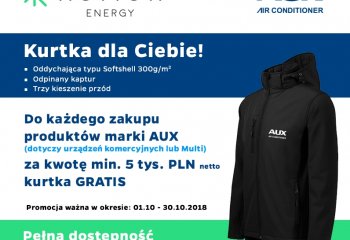 Kup produkty AUX i odbierz kurtkę Softshell