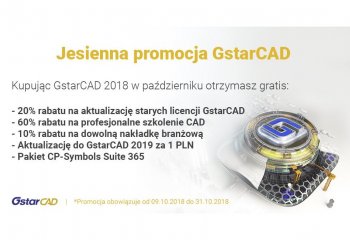 Jesienna promocja GstarCAD 2018