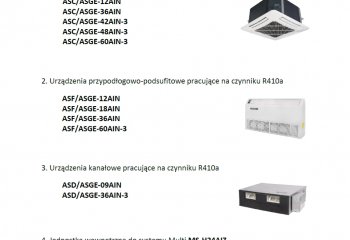 Promocja klimatyzatorów w Sinclair