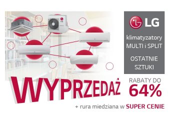 Ostatnie sztuki klimatyzatorów MULTI LG | Wyprzedaż Ventia