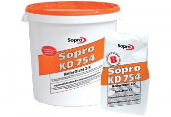 Bitumiczna masa uszczelniająca ochroni Twój dom przed wilgocią - Sopro KD 754