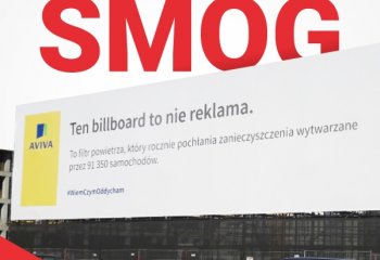 Pierwszy w Polsce billboard filtrujący powietrze