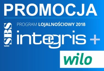 SBS: Promocja Integris+ 2018, podwójna punktacja pomp WILO