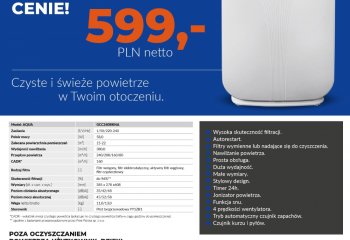 Oczyszczacze powietrza GREE AQUA w promocyjnej cenie | WIENKRA