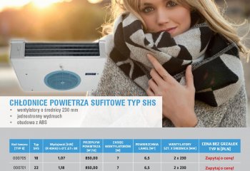 Chłodnice sufitowe LU-VE w bardzo niskich cenach