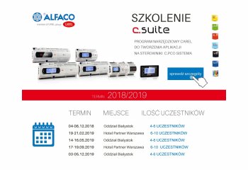 Szkolenia C.SUITE CAREL 2018/2019