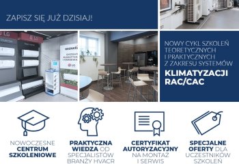 Zapisz się na szkolenie WIENKRA z zakresu klimatyzacji RAC/CAC