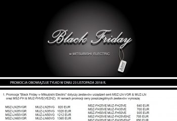 Mitsubishi Electric w Black Friday | WIENKRA