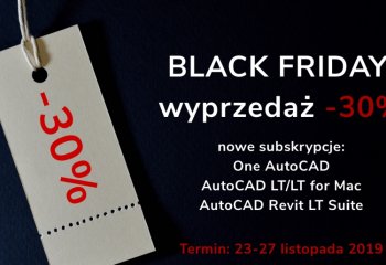 Promocja BLACK FRIDAY i zniżki -30% na oprogramowanie i szkolenia | AEC Design