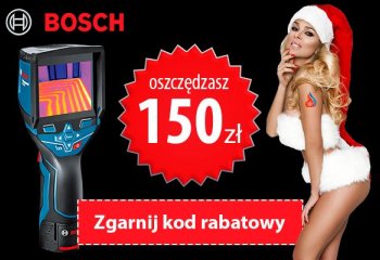 Zgarnij kod rabatowy o wartości 150 zł na kamerę termowizyjną BOSCH GTC 400 C 