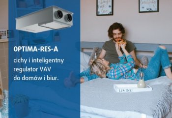 Nowy regulator VAV do domów i biur OPTIMA-RES-A