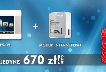 Panel dotykowy PS-D5 plus moduł internetowy w rewelacyjnej cenie | BARTOSZ