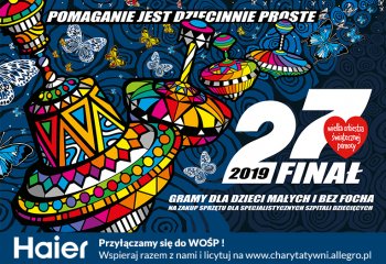 Klimatyzator Haier na aukcji WOŚP już od 1zł