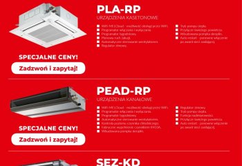 Wybrane modele klimatyzatorów komercyjnych w promocyjnych cenach | WIENKRA