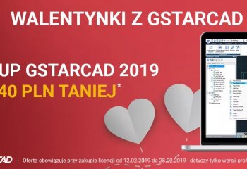 Kup licencję GstarCAD 2019 o 240 PLN taniej! 