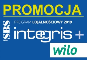 SBS: Promocja Integris+ 2019, podwójna punktacja pomp WILO