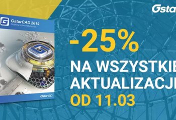 -25% na wszystkie aktualizacje | GstarCAD