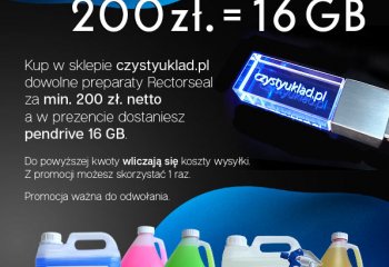 Kup środki czyszczące za 200zł i odbierz pendrive 16GB