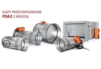 Klapy przeciwpożarowe FDA2 z rewizją Alnor
