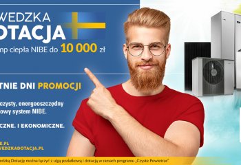 Szwedzka dotacja do pomp NIBE przedłużona