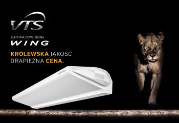 Królewska jakość, drapieżna cena kurtyn powietrznych WING AC