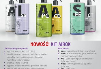 KIT AIROK preparaty do serwisu klimatyzacji - Nowość w ofercie Iglotech