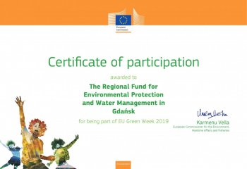 WFOŚiGW w Gdańsku wyróżniowny podczas Green Week 2019