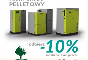 Promocja „Zakup kocioł VITECO / EKOGREŃ i odbierz 10% rabatu na zakup pelletu