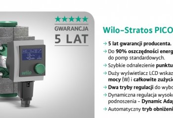 Podwójna punktacja pomp Wilo-Stratos PICO przez dwa miesiące! | Grupa SBS