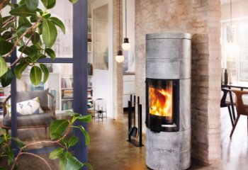 Kominek z kamienia spełniający normy Ekologiczne | Skantherm