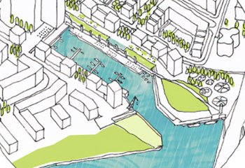 Wodny Rynek Wrocławia zamiast basenu portowego