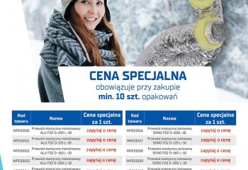 Przewody izolowane i nieizolowane w promocji! | styczeń 2020 | Iglotech