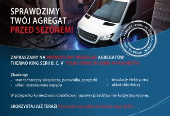 Promocyjny przegląd agregatów pogwarancyjnych | THERMO KING