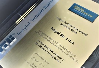 Dyplom od ITB Frapol
