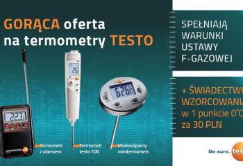 Gorąca oferta na termometry TESTO!