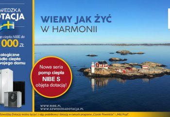 Dodatkowy miesiąc Szwedzkiej Dotacji do pomp ciepła NIBE!