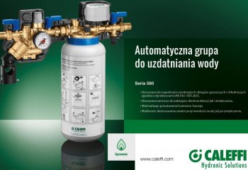 Automatyczna grupa do uzdatniania wody wraz z zestawem do napełniania dla ochrony instalacji przed osadzaniem się kamienia i korozją | Caleffi