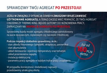 Zapraszamy na inspekcję agregatu po przestoju